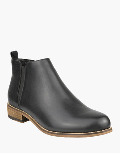 Mel Plain Toe Zip Boot in BLACK for $179.96