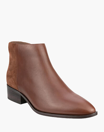 Trinny Plain Toe Ankle Boot in CHESTNUT for $174.97