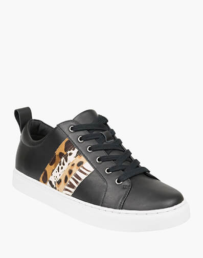 Pena Plain Toe Lace Up Sneaker in BLACK for $79.80