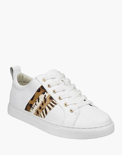 Pena Plain Toe Lace Up Sneaker in WHITE for $99.80