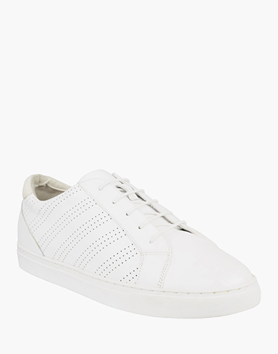 Jordy  Plain Toe Lace Up Sneaker in WHITE for $119.80