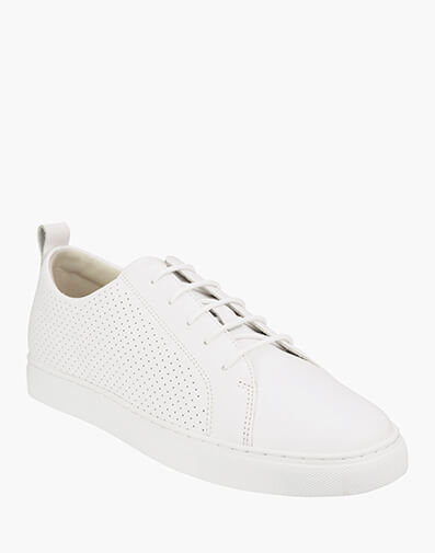 Juliet Plain Toe Lace Up Sneaker in WHITE for $99.80