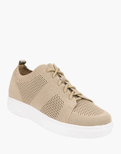 Lizzie Lace To Toe Sneaker in TAUPE for $69.80