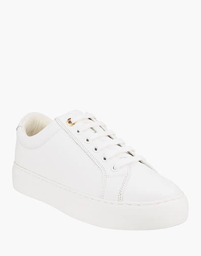 Sandra Plain Toe Sneaker in WHITE for $179.95