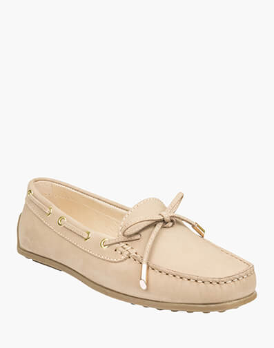 Aspe Moc Toe Loafer in NUDE for $127.96