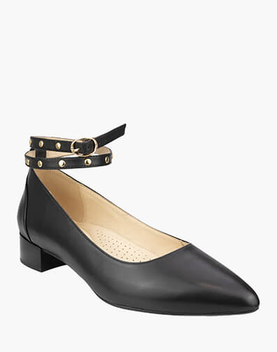 Annie Point Toe Low Heel in BLACK for $199.95